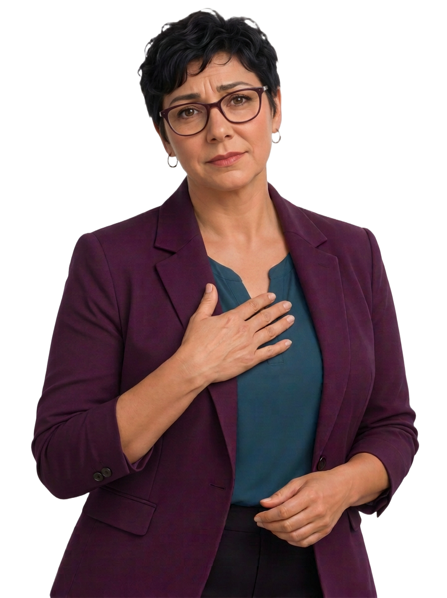 Mia, MendRii’s supportive guide, responding with thoughtful care